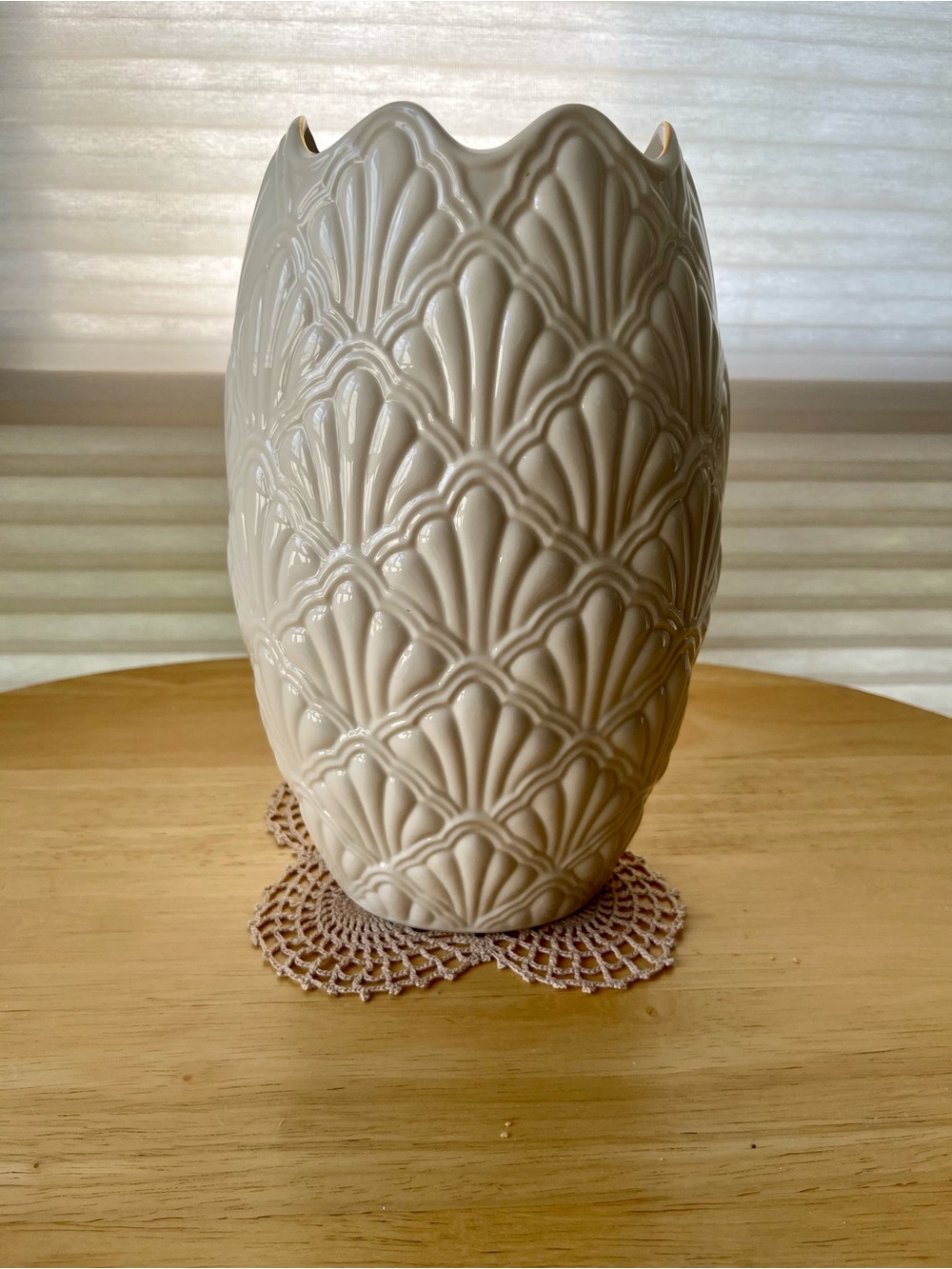 Vintage Lenox Jacquard Gold Vase